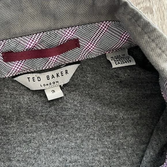 Ted baker mens grey top size Medium - Picture 3 of 7